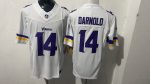 Minnesota Vikings 14 Sam Darnold White Stitched Jersey