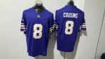 Minnesota Vikings 8 Kirk Cousins Purple Throwback Stitched Jersey