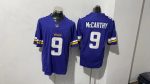 Minnesota Vikings 9 J.J. McCarthy Purple Stitched Jersey