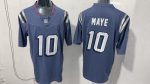 New England Patriots #10 Maye Navy Blue Stitched Jersey