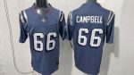 New England Patriots #66 Campbell Navy Blue Stitched Jersey