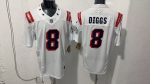 New England Patriots Diggs #8 white Jersey