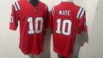 New England Patriots Maye #10 Red Jersey