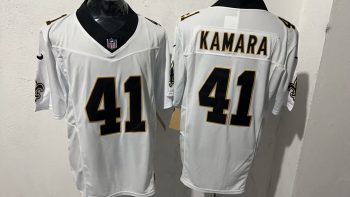 New Orleans Saints #41 Kamara White Stitched Jersey (2)
