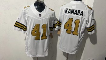 New Orleans Saints #41 Kamara White Stitched Jersey