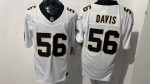 New Orleans Saints #56 Davis White Stitched Jersey