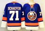 New York Islanders #71 Horvat Royal Blue stitched hockey jersey