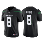 New York Jets #8 Elijah Moore Stealth Black Stitched Jersey