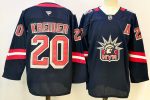 New York Rangers #20 Kreider Navy stitched hockey jersey