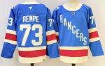 New York Rangers #73 Rempe Blue stitched hockey jersey