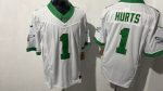 Philadelphia Eagles #1 Jalen Hurts White & Kelly Green Stitched Jersey