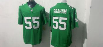 Philadelphia Eagles #55 Brandon Graham Kelly Green Stitched Jersey
