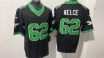 Philadelphia Eagles #62 Jason Kelce Black & Kelly Green Stitched Jersey