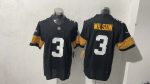 Pittsburgh Steelers #3 Russell Wilson Black Stitched Jersey