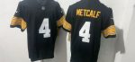 Pittsburgh Steelers #4 DK Metcalf Black Stitched Jersey