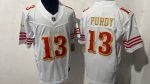 San Francisco 49ers #13 Brock Purdy White Faithful Stitched Jersey