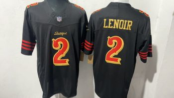 San Francisco 49ers #2 Deommodore Lenoir Black Faithful Stitched Jersey