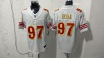San Francisco 49ers #97 Nick Bosa White Faithful Stitched Jersey