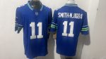 Seattle Seahawks #11 Jaxon Smith-Njigba College Navy Stitched Jersey