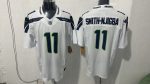 Seattle Seahawks #11 Jaxon Smith-Njigba White Stitched Jersey