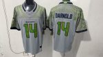 Seattle Seahawks #14 Sam Darnold Wolf Grey City Edition Stitched Jersey