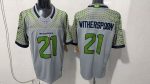 Seattle Seahawks #21 Devon Witherspoon Wolf Grey City Edition Stitched Jersey