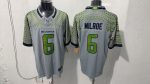 Seattle Seahawks #6 Michael Milroe Wolf Grey City Edition Stitched Jersey