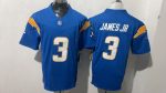 Stitched Los Angeles Chargers Derwin James Jr. 3 Blue Jersey