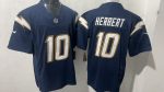 Stitched Los Angeles Chargers Justin Herbert 10 Navy Jersey
