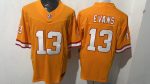 Tampa Bay Buccaneers #13 Evans Orange Throwback Stitched Jersey 2
