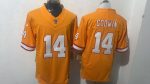 Tampa Bay Buccaneers #14 Godwin Orange Stitched Jersey