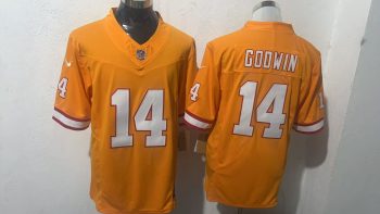 Tampa Bay Buccaneers #14 Godwin Orange Stitched Jersey