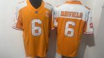 Tampa Bay Buccaneers #6 Mayfield Orange Throwback Stitched Jersey