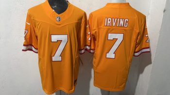 Tampa Bay Buccaneers #7 Irving Orange Stitched Jersey