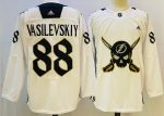 Tampa Bay Lightning #88 Vasilevskiy White stitched hockey jersey