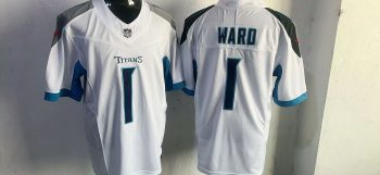 Tennessee Titans #1 Ward White Stitched Jersey