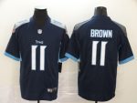 Tennessee Titans #11 Brown Light Blue Stitched Jersey