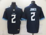 Tennessee Titans #2 Jones Navy Blue Stitched Jersey