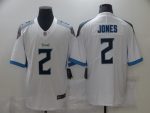 Tennessee Titans #2 Jones White Stitched Jersey