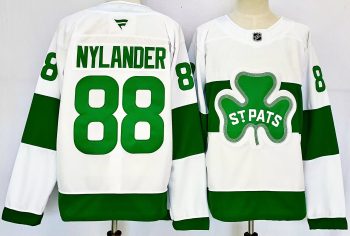 Toronto Maple Leafs #88 Nylander White stitched hockey jersey