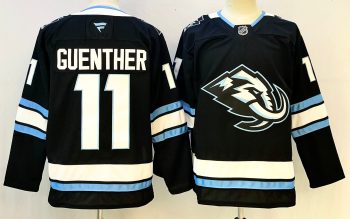 Utah Mammoth #11 Guenther Black stitched hockey jersey