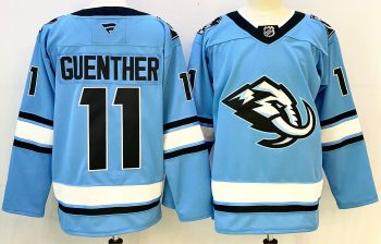 Utah Mammoth #11 Guenther Light Blue stitched hockey jersey