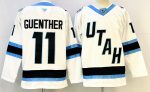 Utah Mammoth #11 Guenther White stitched hockey jersey