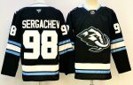 Utah Mammoth #98 Sergachev Black stitched hockey jersey