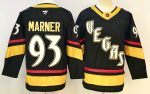 Vegas Golden Knights #93 Marner Black stitched hockey jersey