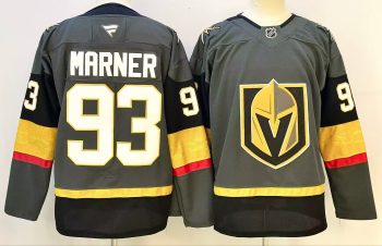 Vegas Golden Knights #93 Marner Gray stitched hockey jersey