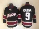 Vintage Anaheim Ducks #9 KARIYA Stitched Black Hockey Jersey