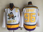 Vintage Anaheim Ducks #96 CONWAY Stitched White Hockey Jersey (2)