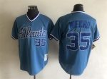 Vintage Atlanta Braves #35 Phil Niekro Stitched Light Blue Baseball Jersey Throwback Edition