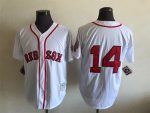 Vintage Boston Red Sox #14 Jim Rice Stitched White Pinstripe Baseball Jersey Throwback Edition